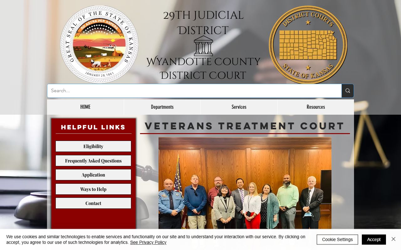 Wyandotte County court records Veterans Treatment Court